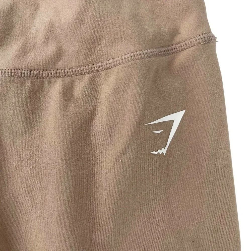 Gymshark Leggings High Rise Size XS Moisture Management Blush Pink Active Wear - Picture 4 of 9